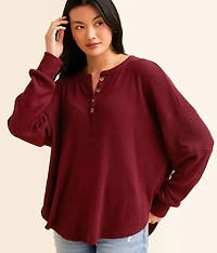 Ribbed Henley