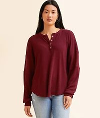Ribbed Henley