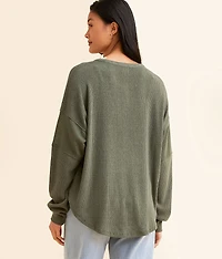 Ribbed Henley