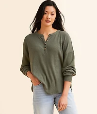 Ribbed Henley