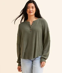 Ribbed Henley