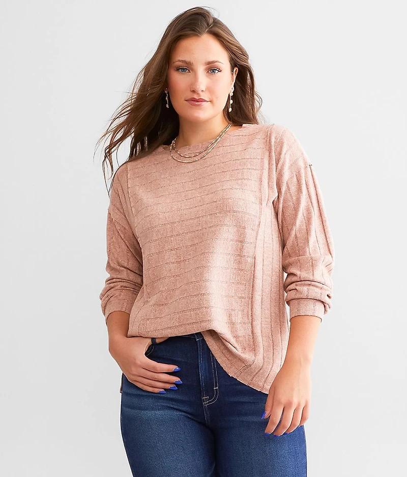 Brushed Knit Top