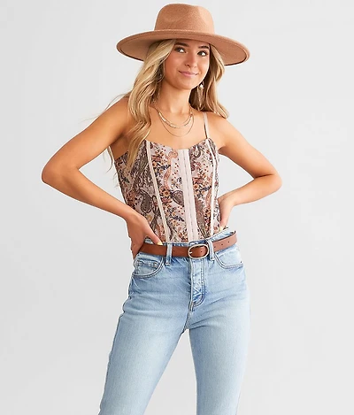 Floral Mesh Bodysuit