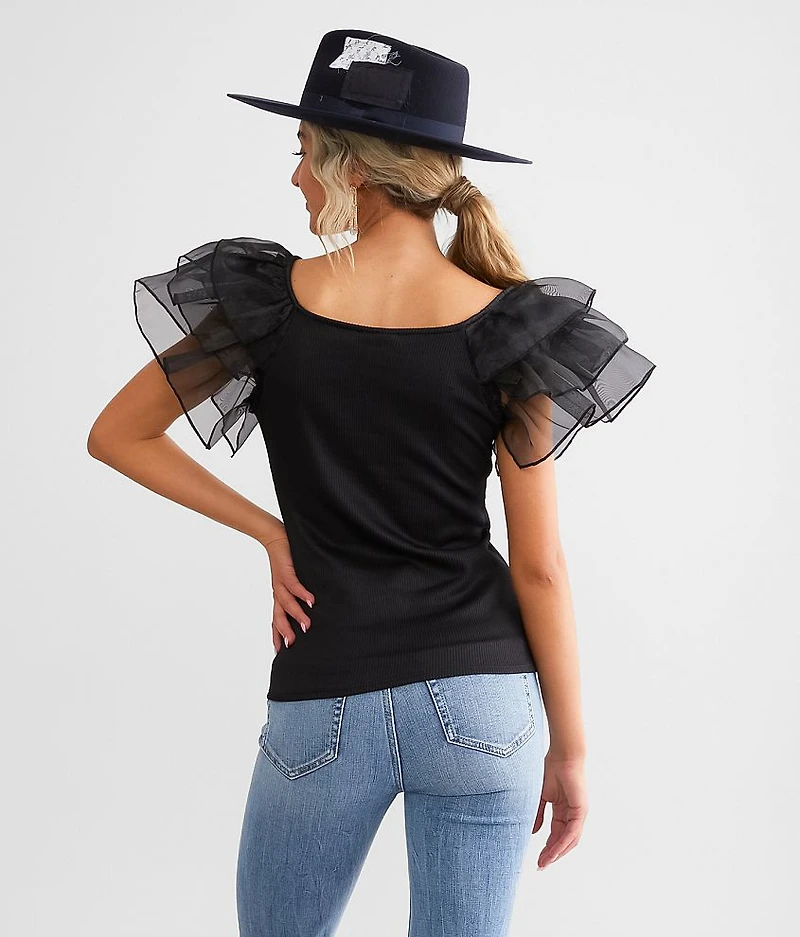 Ribbed Knit Top