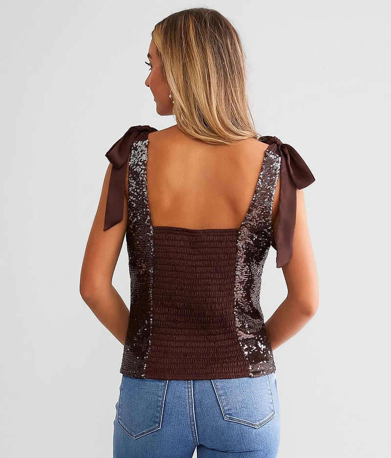 Sequin Tank Top