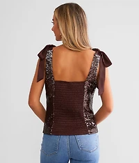 Sequin Tank Top