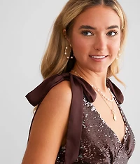 Sequin Tank Top
