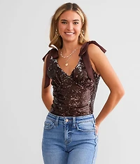 Sequin Tank Top