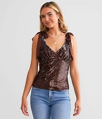 Sequin Tank Top