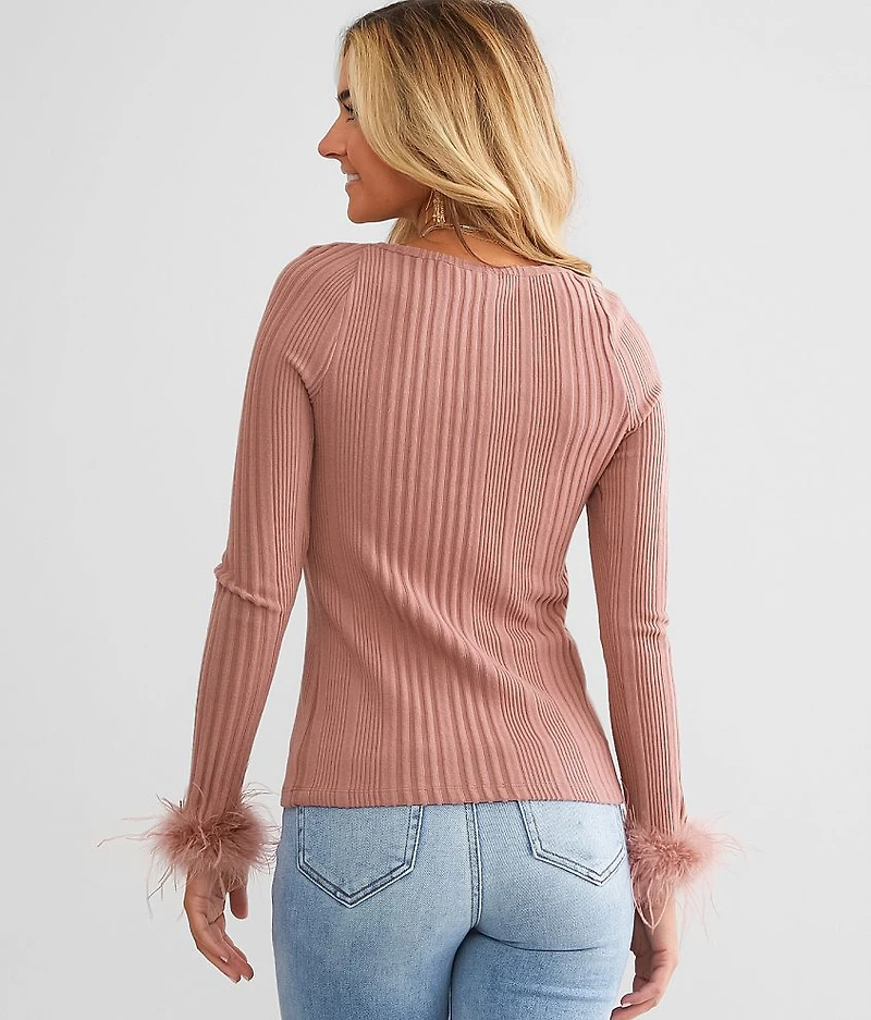 Brushed Knit Top