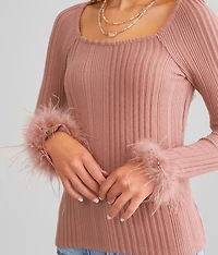 Brushed Knit Top