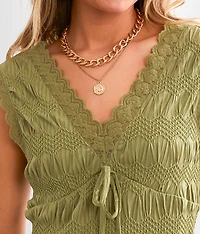 Textured Tank Top