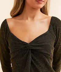 Twisted Tinsel Top