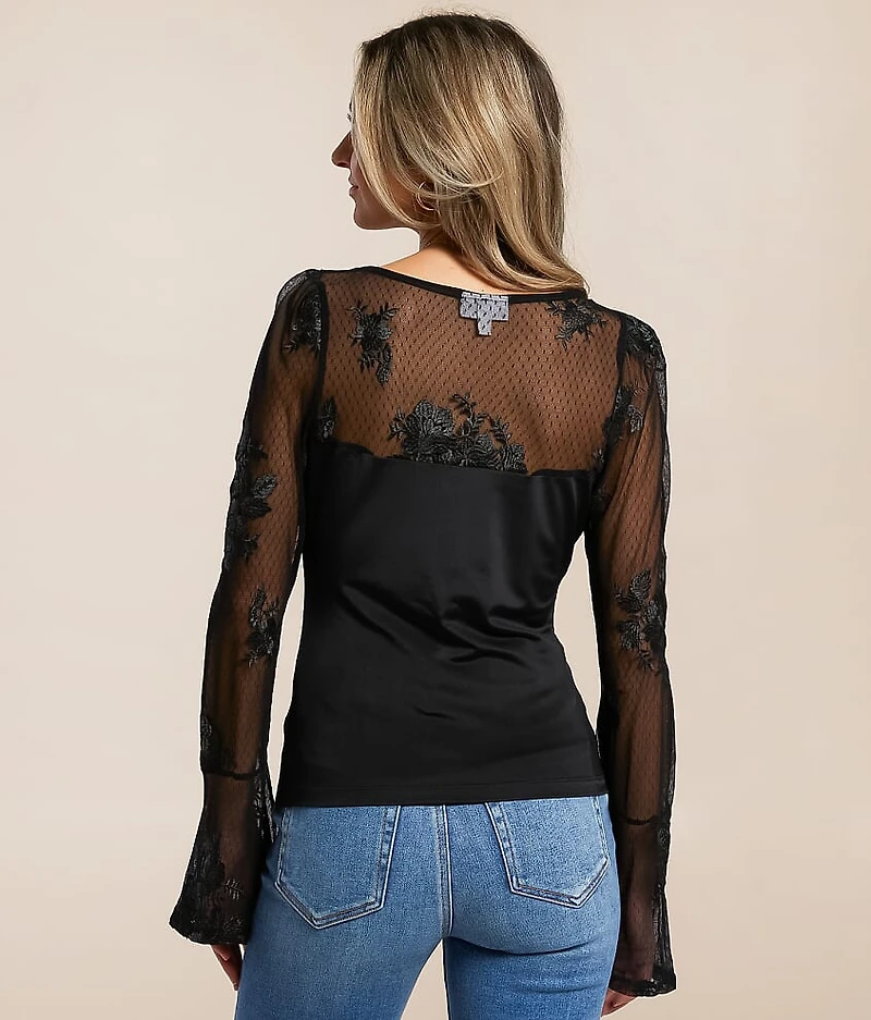 Pieced Lace Top