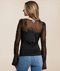 Pieced Lace Top