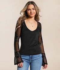 Pieced Lace Top