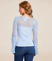 Pieced Lace Top