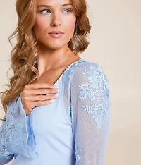 Pieced Lace Top