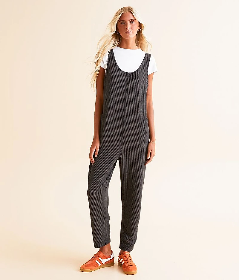 Textured Knit Jumpsuit