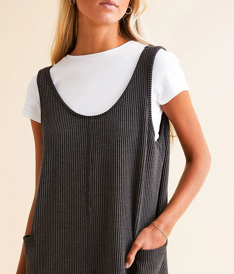 Textured Knit Jumpsuit