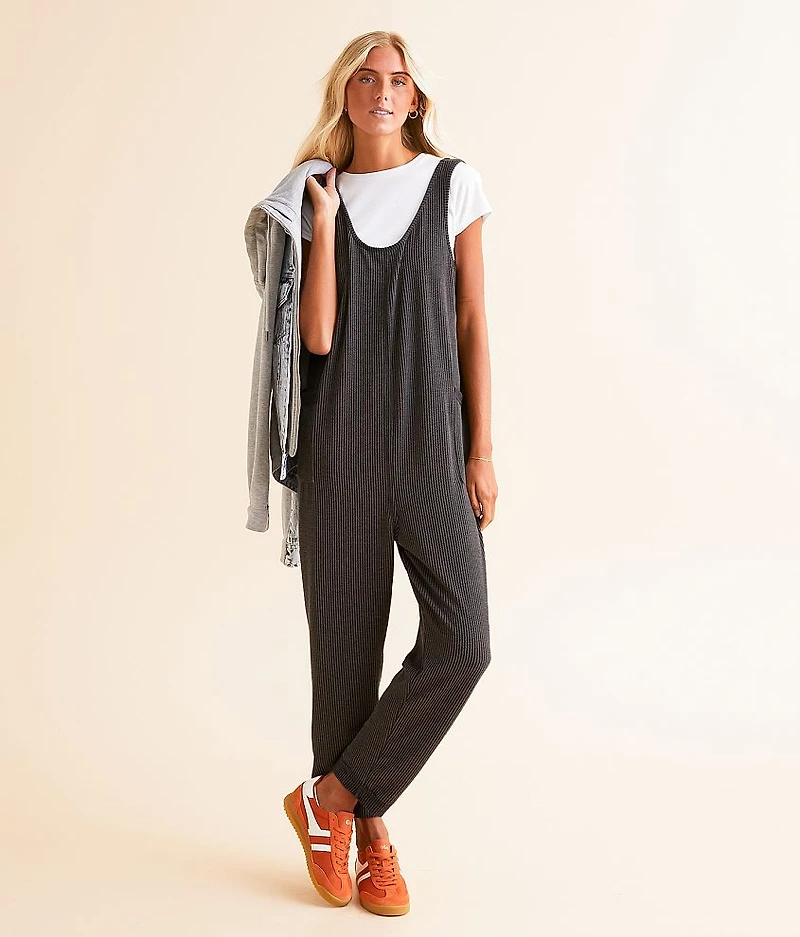 Textured Knit Jumpsuit