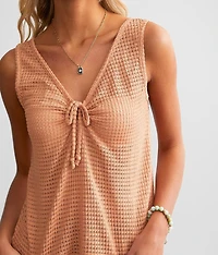 Open Weave Tank Top