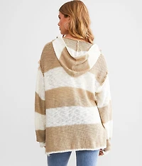 Hooded Henley Sweater