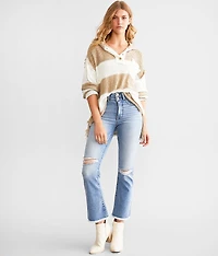 Hooded Henley Sweater