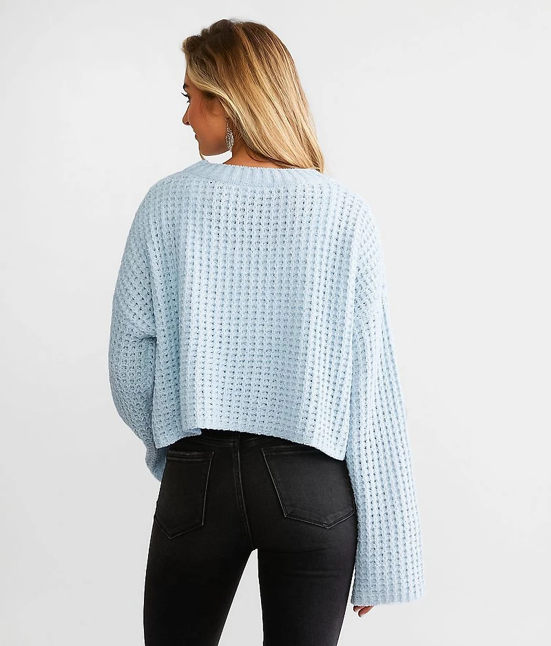 Chenille Cropped Sweater