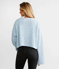 Chenille Cropped Sweater