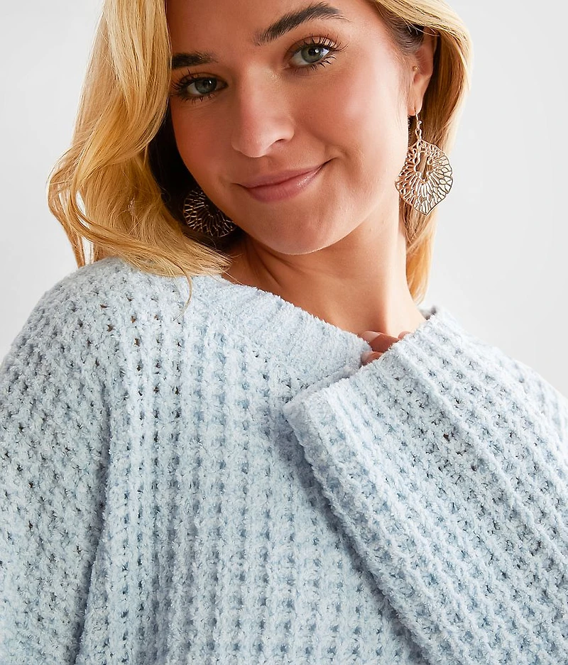 Chenille Cropped Sweater