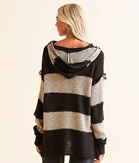 Hooded Henley Sweater
