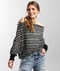 Striped Off The Shoulder Top