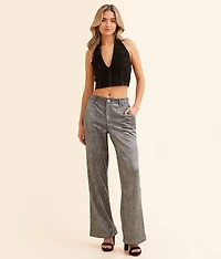 Metallic Trouser Pant