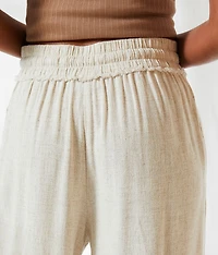 Resort Edit - Wide Leg Linen Blend Pant