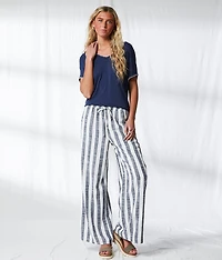 Resort Edit - Striped Wide Leg Pant