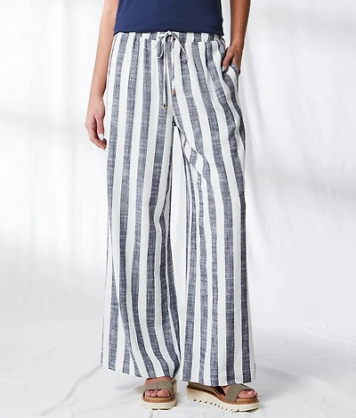 Resort Edit - Striped Wide Leg Pant