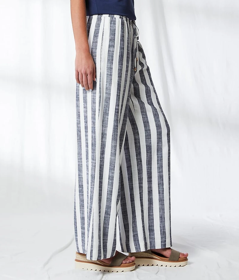 Resort Edit - Striped Wide Leg Pant