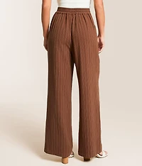 Striped Wide Leg Trouser Pant