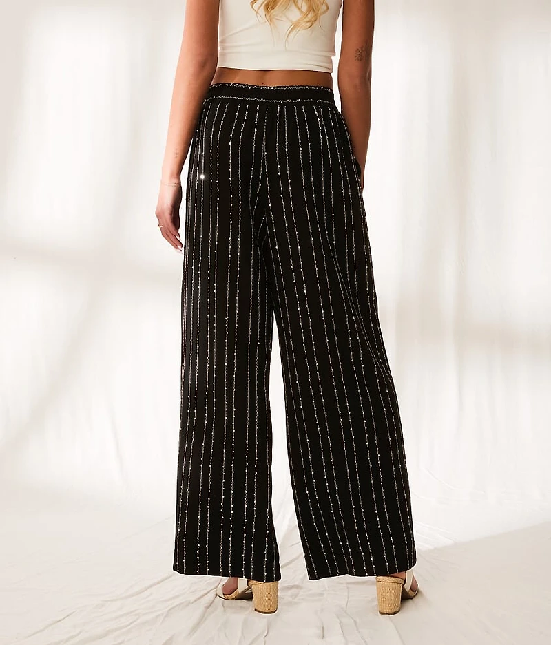 Resort Edit - Sequins Embroidered Pant
