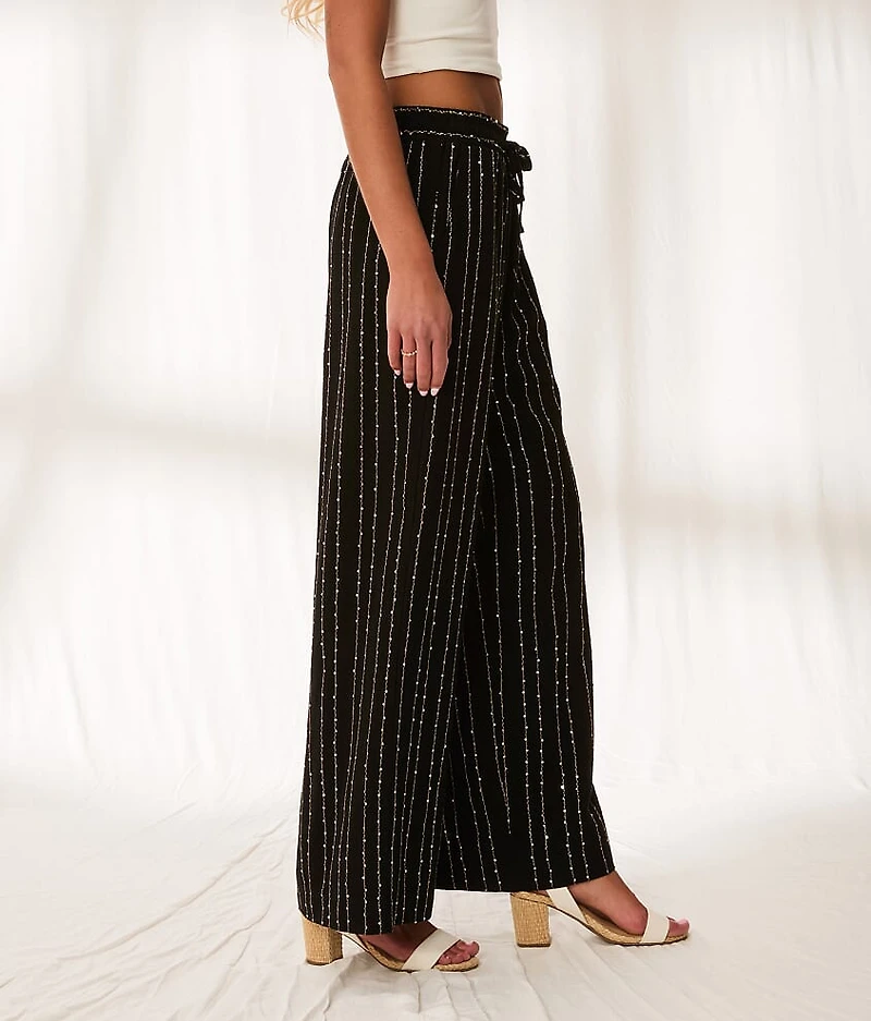 Resort Edit - Sequins Embroidered Pant