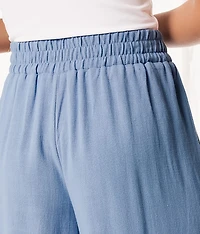 Resort Edit - Wide Leg Cinch Tie Pant