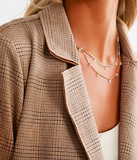 Plaid Trench Flyaway Jacket
