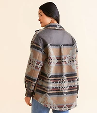 Pieced Aztec Shacket