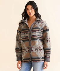 Pieced Aztec Shacket