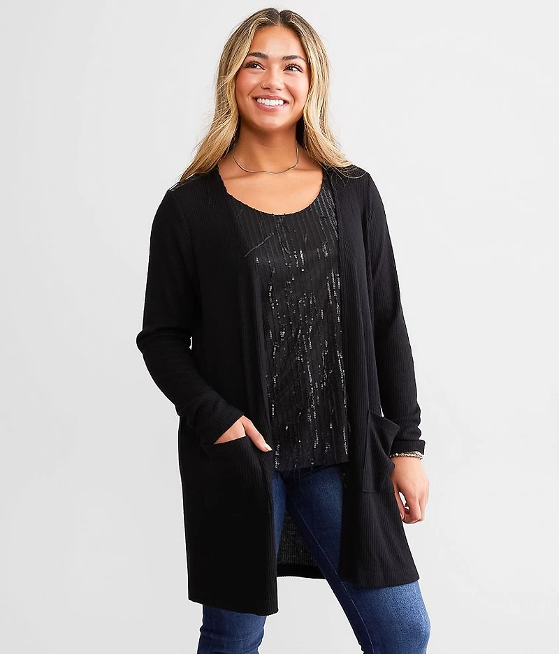 Sequin Fringe Cardigan