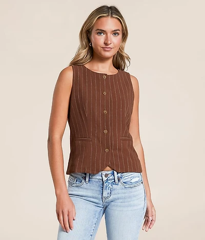 Willow & Root Striped Vest