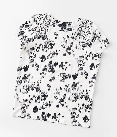 Girls - Cow Print Top