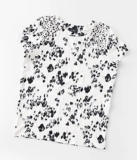 Girls - Cow Print Top