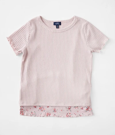 Girls - Tie Back Floral Top